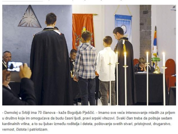 Fotografija iz „Novosti“: Bogoljub Pješčić u levom uglu 