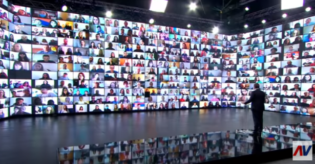 Onlajn konferencija Aleksandra Vučića (foto: Jutjub kanal Aleksandar Vučić, skrinšot)