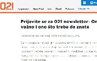 Портал 021.rs покреће недељни е билтен Портал 021.rs покреће недељни е билтен