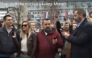 "Danas je to auto, a sutra smo možda mi" Morača i Trifunović nakon uništavanja vozila poručili da se osjećaju nesigurno "Danas je to auto, a sutra smo možda mi" Morača i Trifunović nakon uništavanja vozila poručili da se osjećaju nesigurno