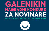 Galenika raspisala konkurs za novinare na temu prevencije, rok do 15. maja Galenika raspisala konkurs za novinare na temu prevencije, rok do 15. maja