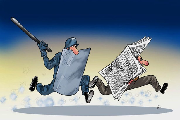 Карикатура коју је начинио Миленко Косановић (фото: породична архива)