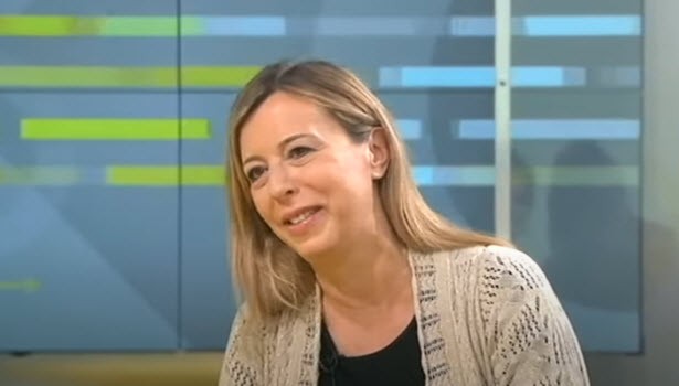 Tanja Peternek (foto: snimak ekrana Jutjub kanala Tako stoje stvari)