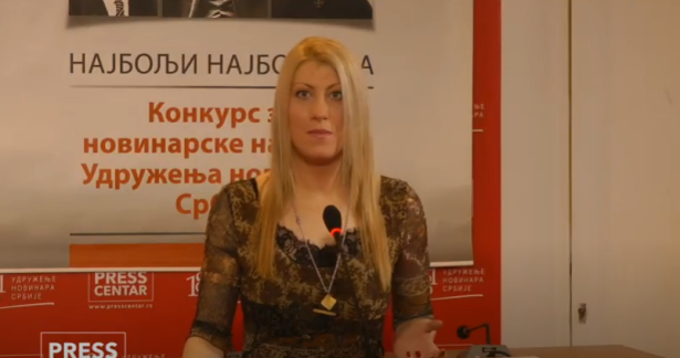 Jelena Zorić (foto: Pres centar UNS-a/Jutjub/skrinšot)