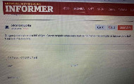 Pretnje smrću glavnom i odgovornom uredniku Informera! "Dragan J. Vučićević mora biti ubijen!" Pretnje smrću glavnom i odgovornom uredniku Informera! "Dragan J. Vučićević mora biti ubijen!"