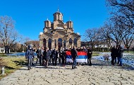 Подршка Ђоковићу из Грачанице и порука новинарима – а што снимаш, жив ти ја? Подршка Ђоковићу из Грачанице и порука новинарима – а што снимаш, жив ти ја?